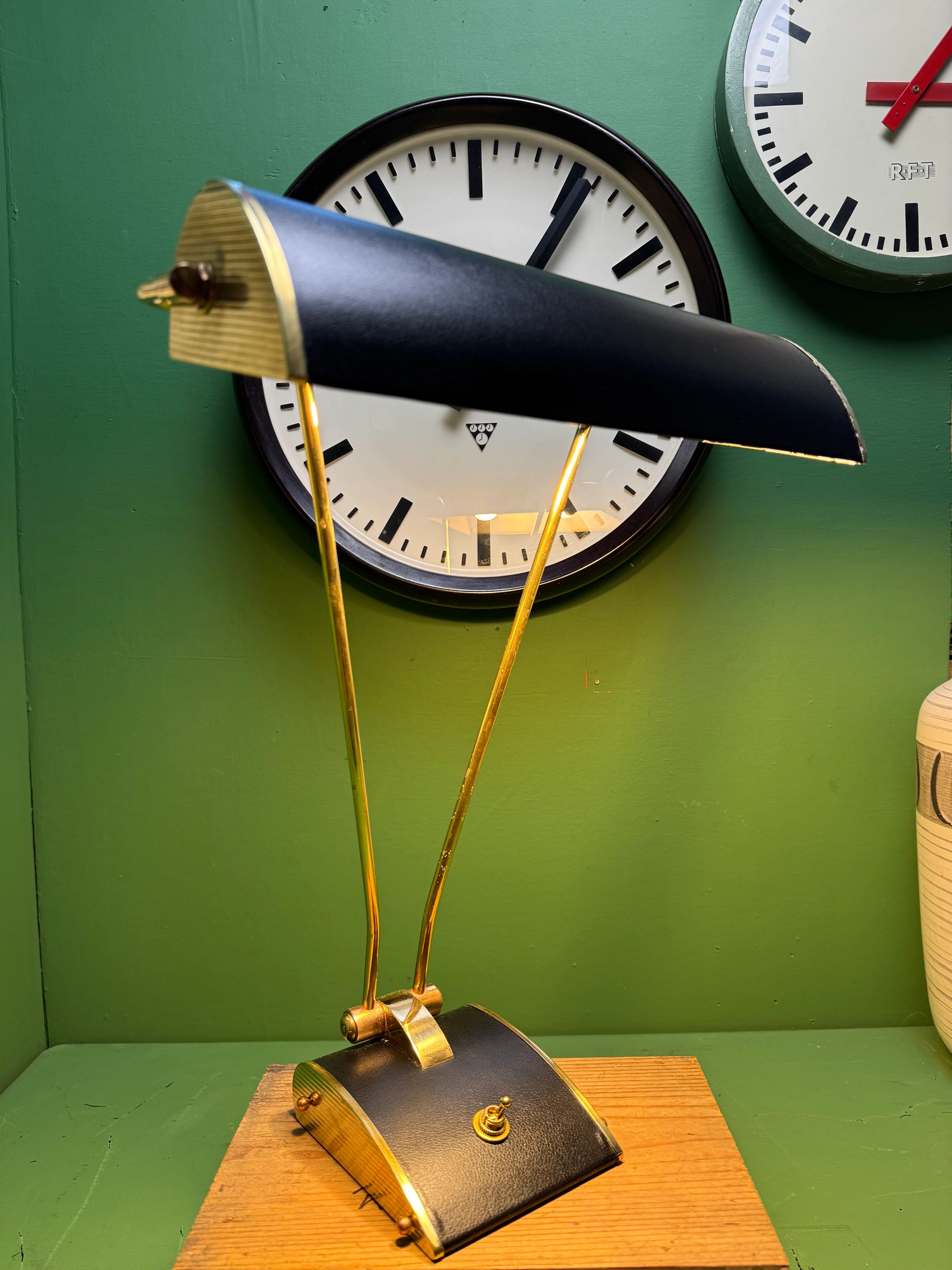 Original 1940s desk lamp by Eileen Gray for Jumo