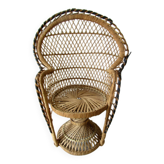 “Emmanuelle” wicker armchair