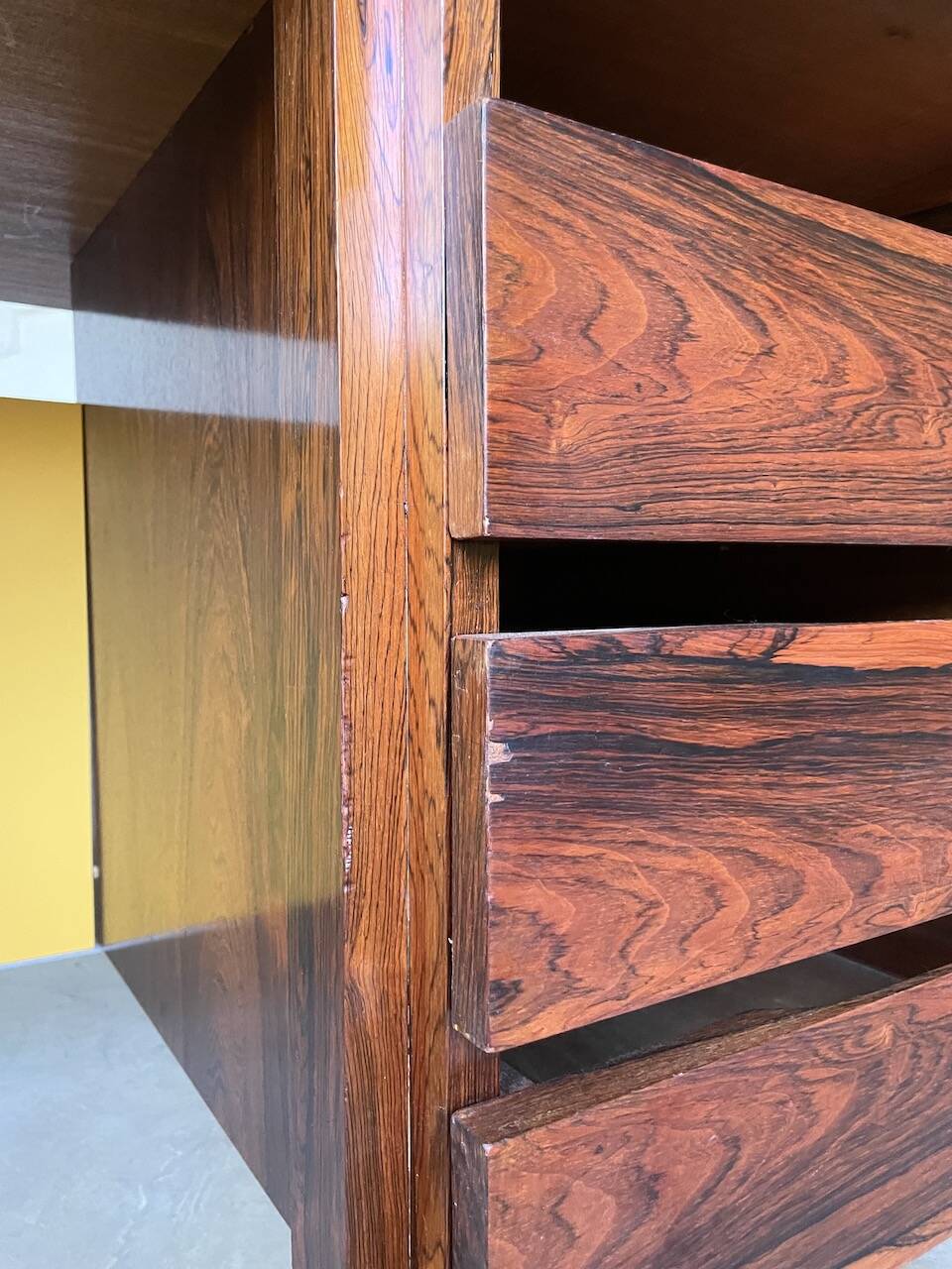 Desk and its Scandinavian rosewood chair