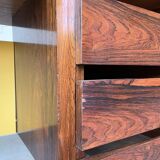 Bureau et sa chaise scandinave palissandre
