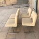 Georges Frydman's 4-chair in beige wool and m for EFA 1960