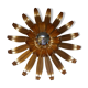 Wall light flower vintage 70s