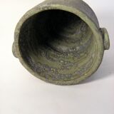 Ceramic pot lava effect