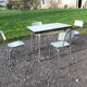 Buffet 1900 in oak and marble top