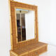 Rattan wall dressing mirror 72x50