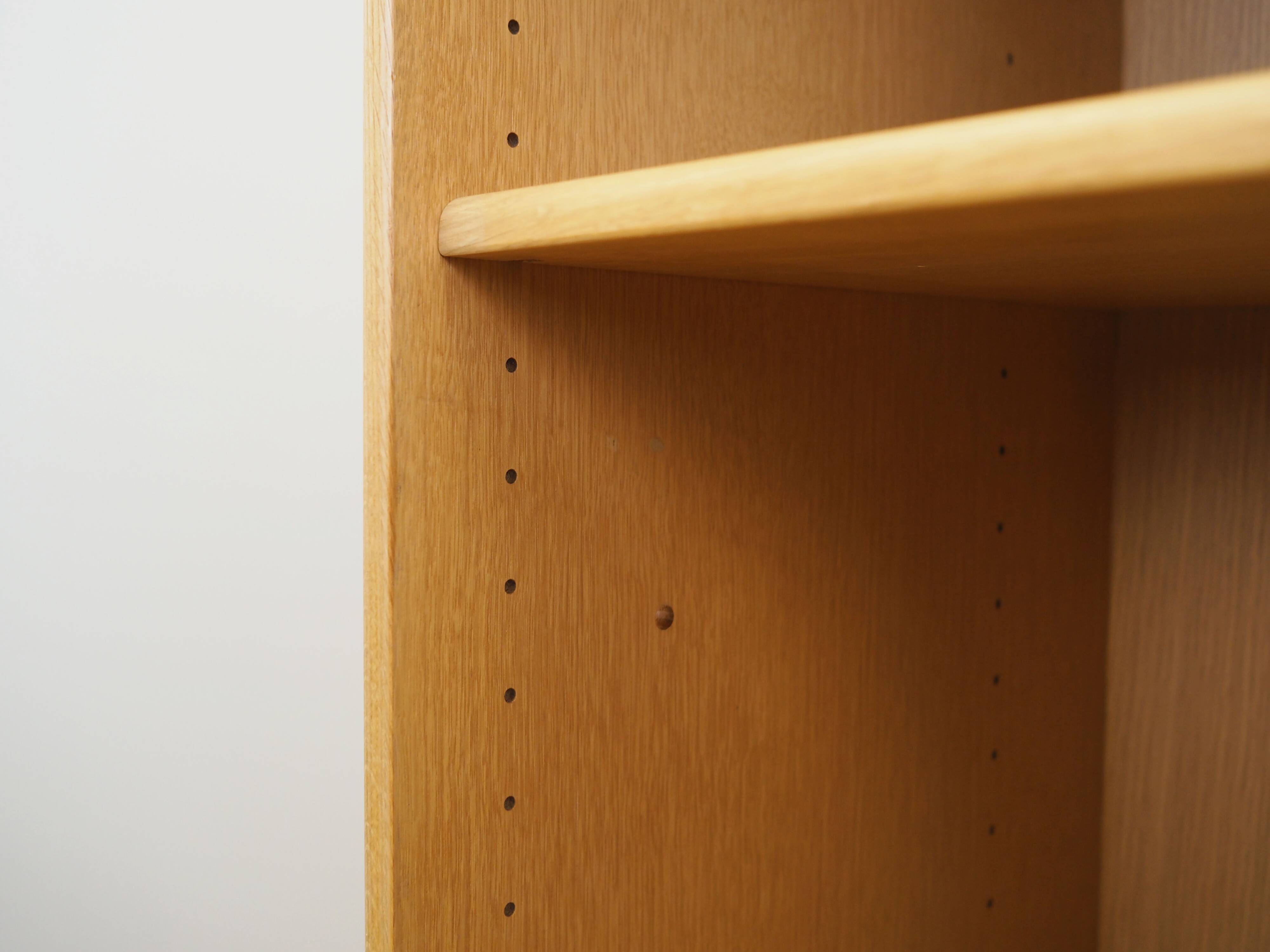 Ash bookcase, Danish design, 1960s, production: Denmark