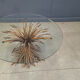 Vintage sheaf of wheat Coco Chanel coffee table, 1960s