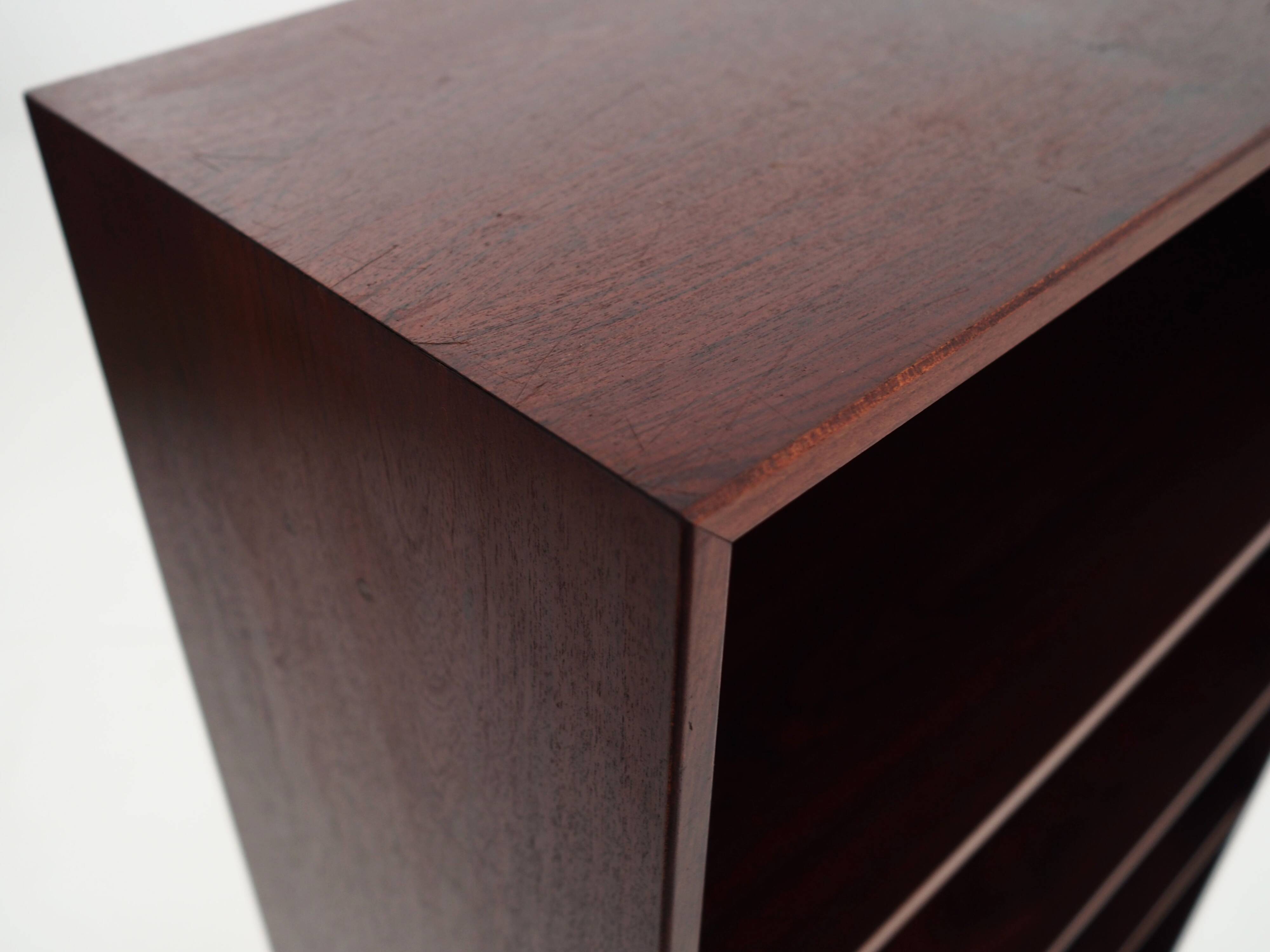 Rosewood bookcase, Danish design, 1970s, production: Hjørnebo