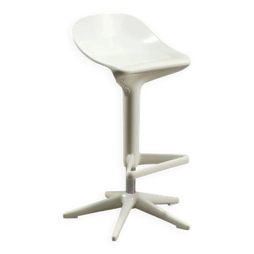 Kartell Spoon stool, vintage design, Antonio Citterio, 2000s