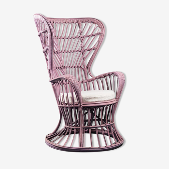 Wicker armchair by Lio Carminati & Gio Ponti 50