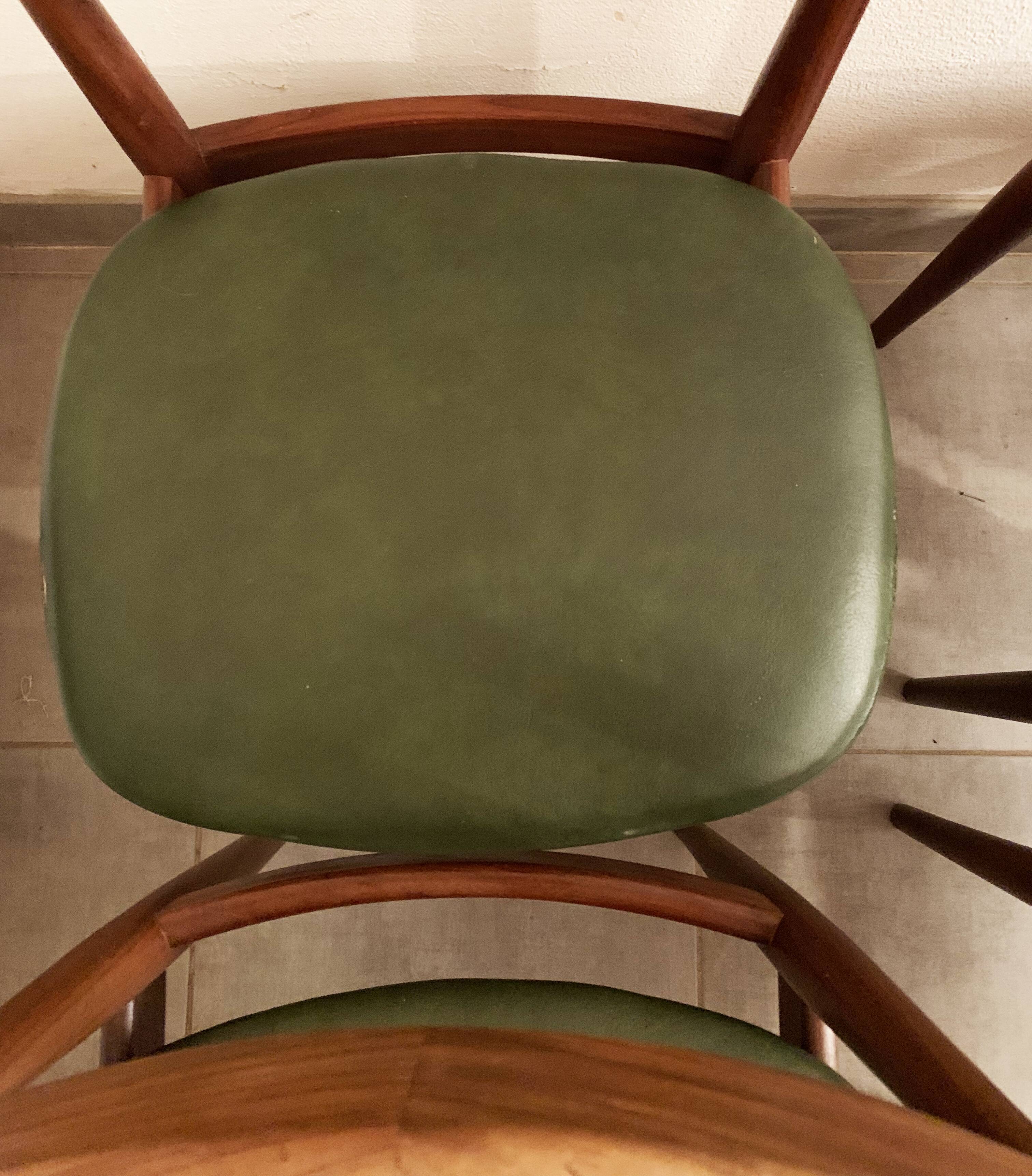 Ensemble de 6 chaises danoises de Hans Olsen pour le fabricant Frem Røjle