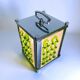 Midcentury Albano Poli green Murano glass table lamp for Poliarte, Italy, 1960s