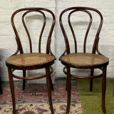 Pair of bistro chairs J&J Kohn early twentieth century