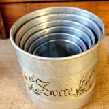 Série gigogne 6 pots épices années 40/50