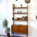 Modular free standing shelves, norway 1960s/1970s, vintage