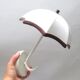 Ceramic wall lamp umbrella 70s