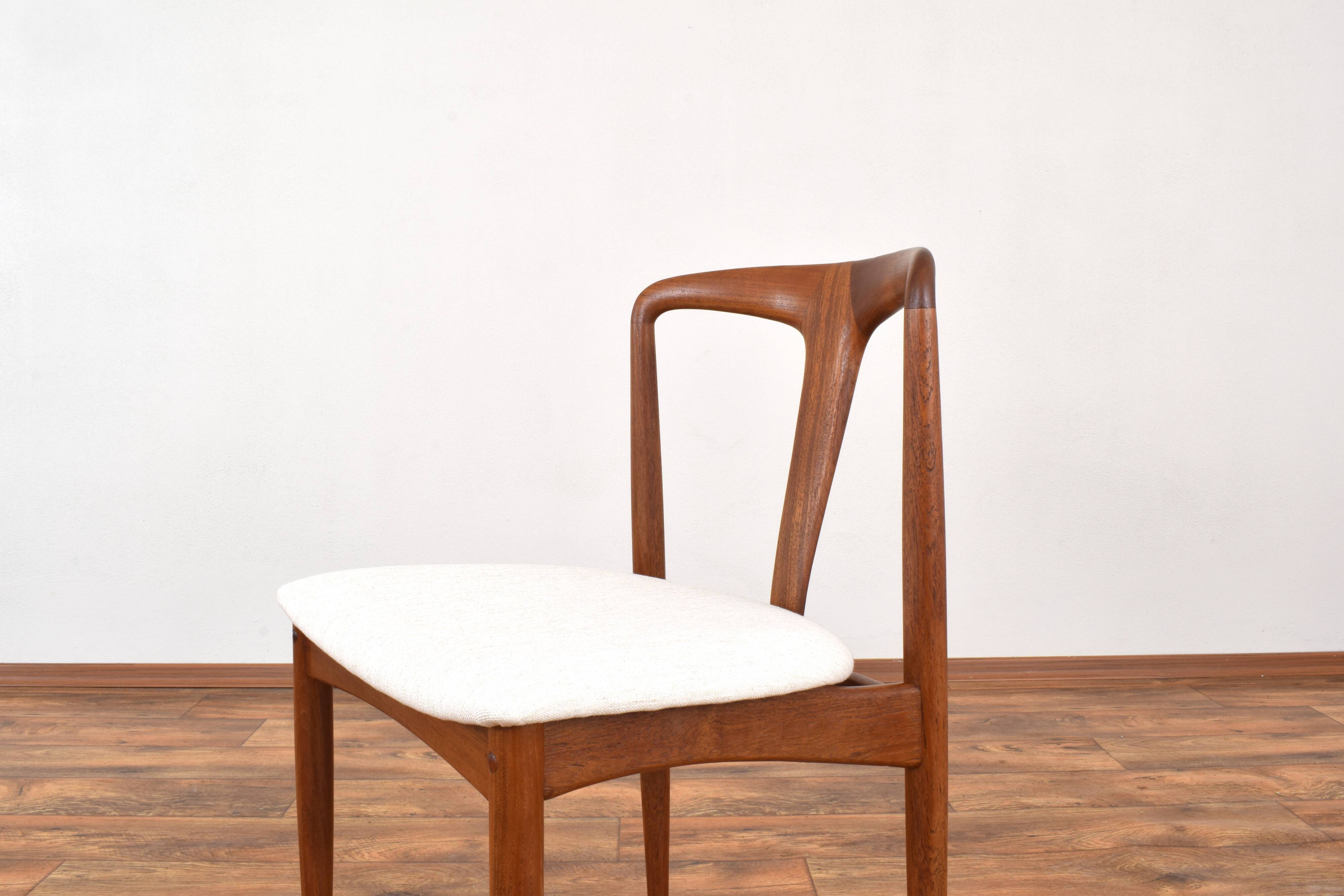 Chaise de Salle à Manger Mid-Century en Teck par Johannes Andersen pour Uldum Møbelfabrik, Danemark, 1960s, Set de 4.