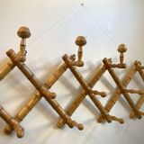 Old coat rack with 13 hooks
