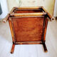 Rattan side table
