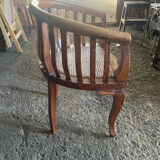 Teak office chair