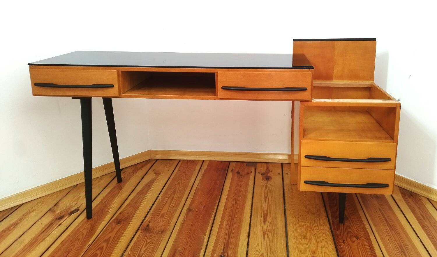 Desk by M. Pozar for Up Závody, Czechoslovakia, 1960s, Set of 2