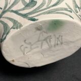 Small ceramic goat figurine with green Cyprus decoration, 20th century