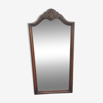 Wooden mirror