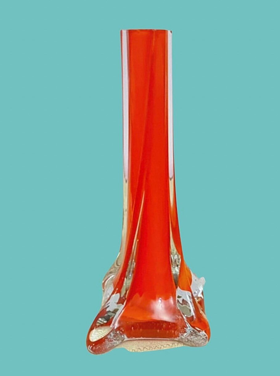Murano glass soliflore vase
