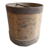 Seau mesure grains double décalitre old grain measuring bucket déco