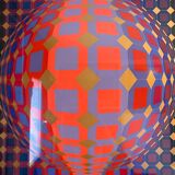Lithograph Victor Vasarely 1906/1997