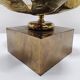 Nenuphar table lamp in bronze and brass by Maison Charles, 1960s.