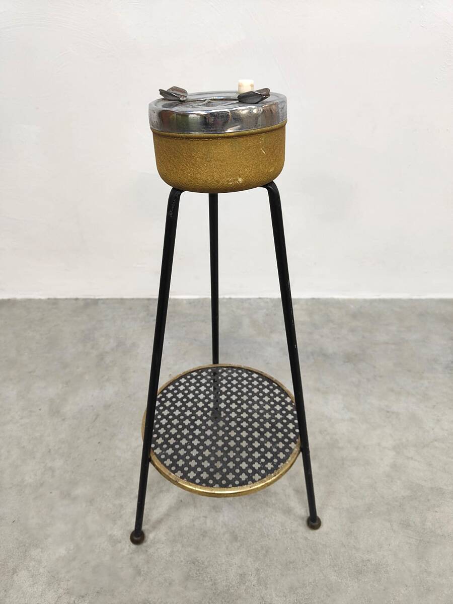 Vintage standing floor ashtray