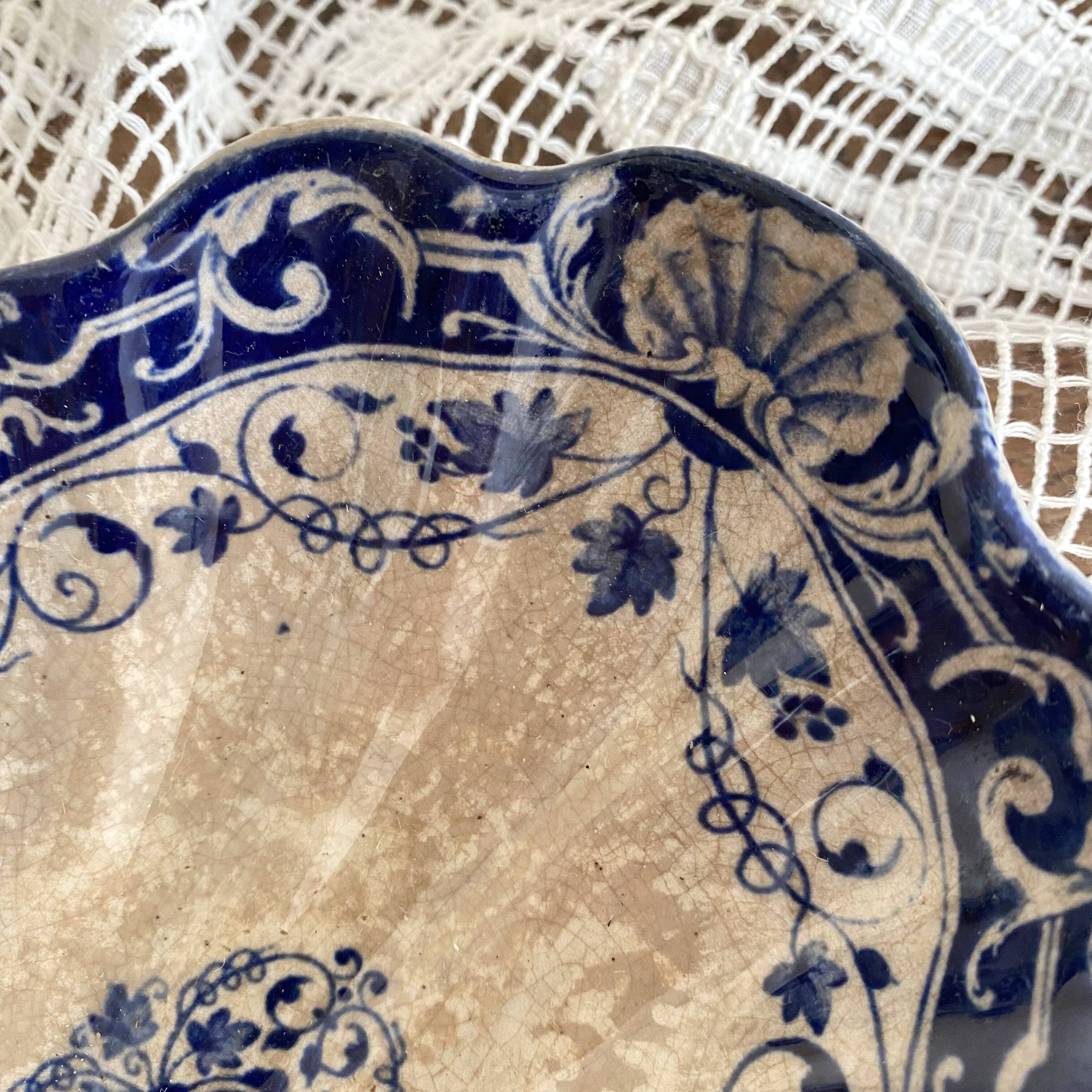 Jules Vieillard Louis XV ironstone dish