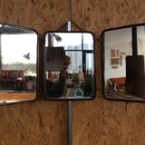 Triptych barber mirror - 57x24cm