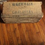 Wooden box storage furniture Germain