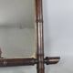Old mirror with bamboo-style wooden frame 74x53 cm C437