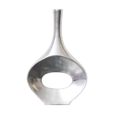 "Vase 'Eclipse' L in aluminium cast, 1970s"