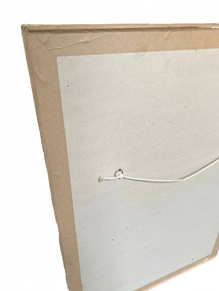 Framed animal drawing signed Cybèle