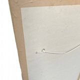 Framed animal drawing signed Cybèle