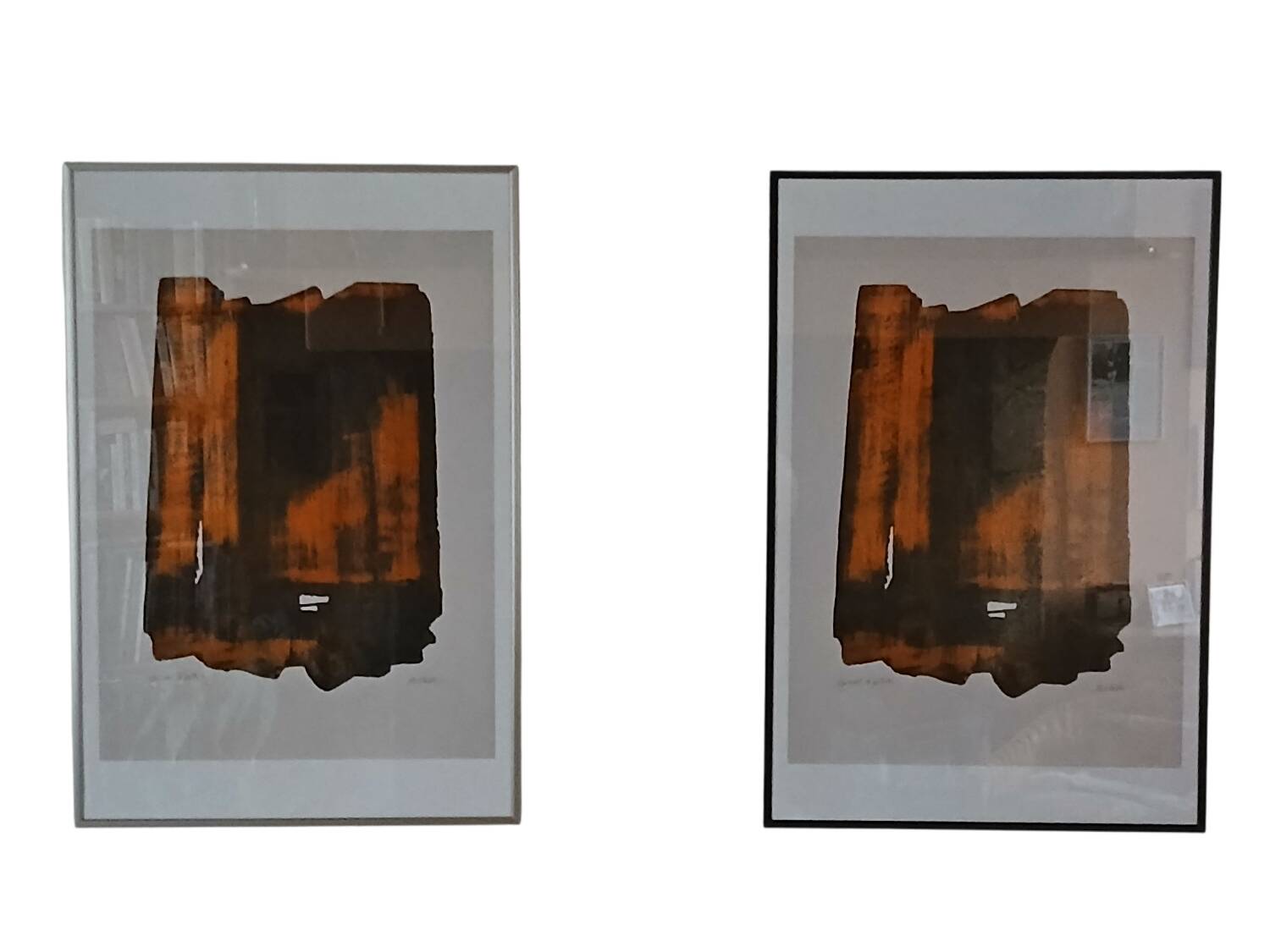 Pierre Soulages after an etching XVI 1961
