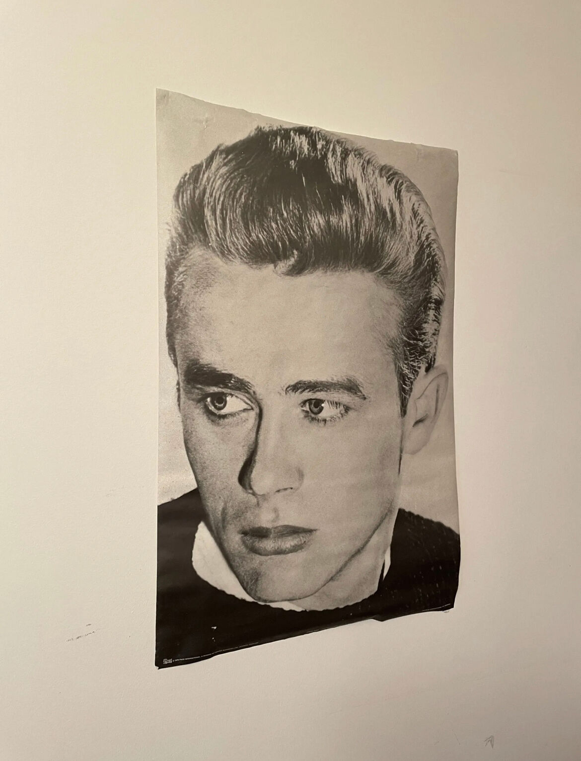 Vintage James Dean poster