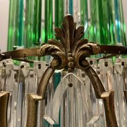 Vintage Italian Crystal Chandelier, 1940s