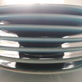 7 Blue dessert plates