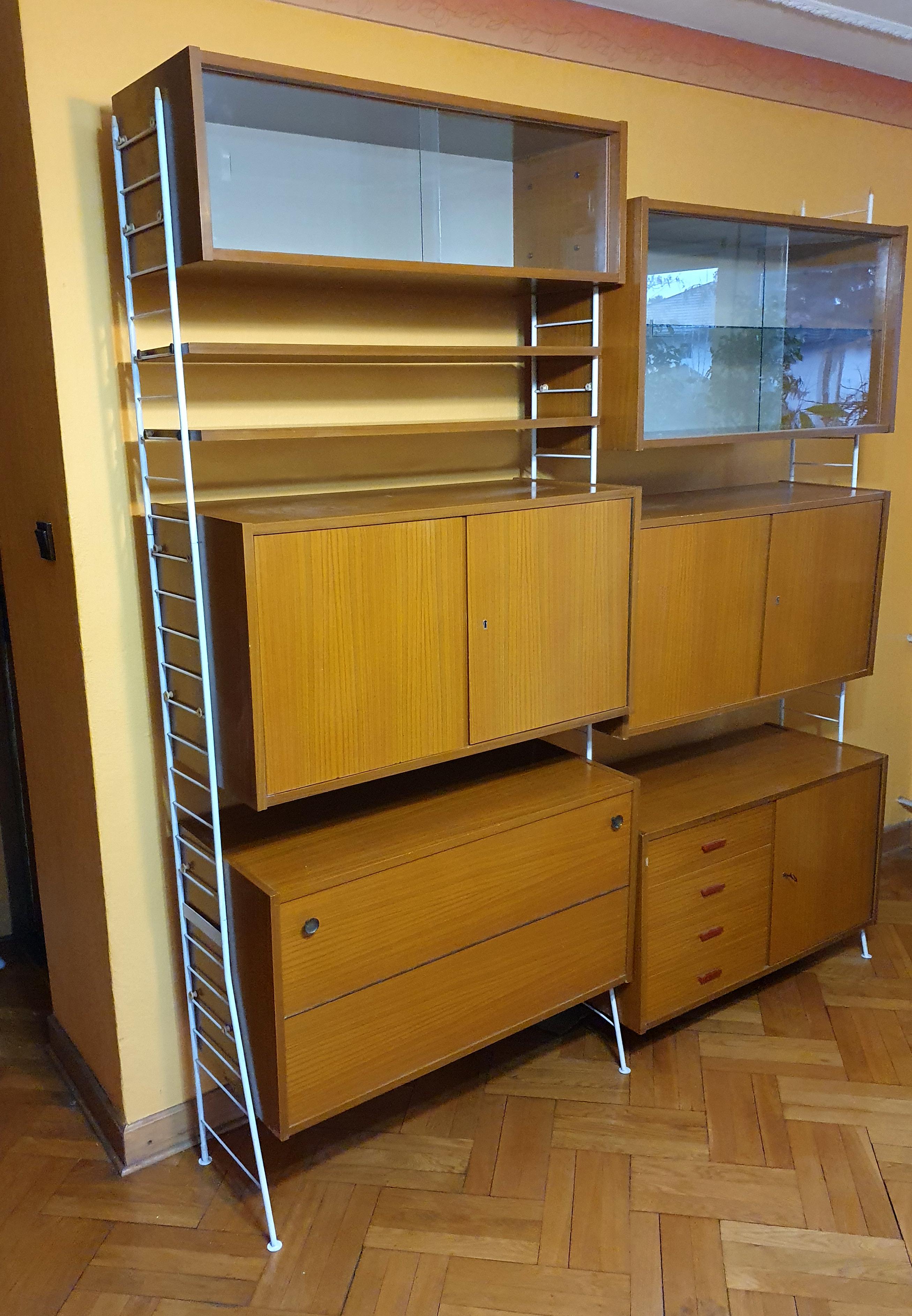 String Sybille 314 modular bookcase, Germany - GDR, 1967