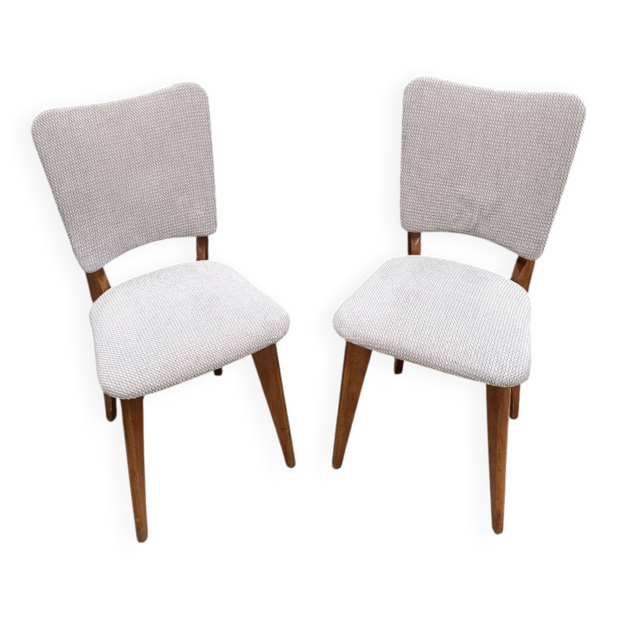 Set of 2 vintage Scandinavian chairs
