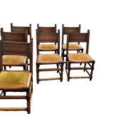 Set of 7 spanish renaissance chair