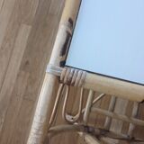 Rattan coffee table