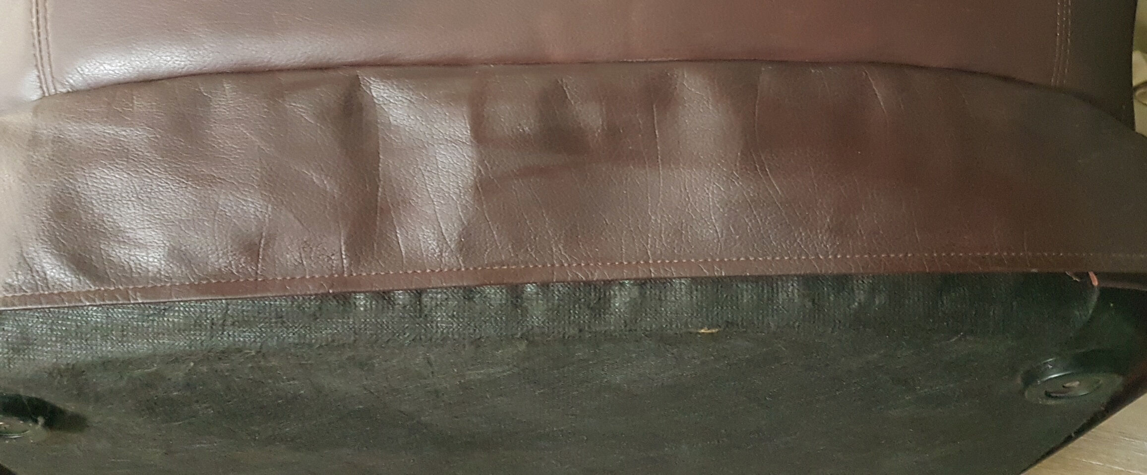 Leather pod club chair Brazilian influence, 1960s