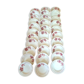 Lot de 20 assiettes plates et 11 assiettes creuses saint amandinoise
