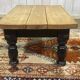 Table basse anglaise en sapin des années 1950